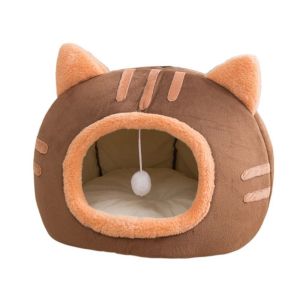 OUTOPEN Autumn And Winter Warm Pet Supplies Puppy Kitten Rabbit For Small Cats Dogs Kitten Cave Cat House Cat Bed Sleeping Bed Dog Kennel