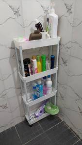 Rak Troli 4 Susun Rak Dapur Rak Tempat Penyimpanan Serbaguna Basket Storage Rack