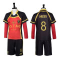 Anime Blue Lock Bastard Munchen Cosplay Costume Yoichi Isagi Red Uniform Ness Football Jersey Kaiser Kurona Men Boys. 