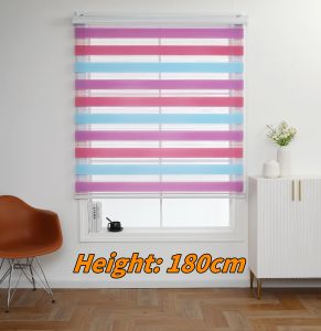 COD Korean Venetians Duo Roller Window/Door Curtain Blinds For Window Roller Blackout Window Blinds Size 60/80/100/120/140/150/160/180*160 CM