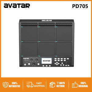 Avatar PD705 512m Percussion Sample Pad 9 Trigger Electric Drum Pad With Built-in 592 Sounds Metronome Effecter Looper