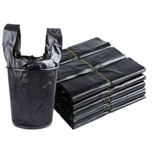 YL Black Trash/Garbage Bag For Garbage Bin And Can 32x52 (50pcs/pack) Black Disposable Garbage Bag Plastic Sturdy T Shir