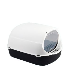 QEFEE PP Pet Sandbox Large Capacity Splashproof Cat Litter Box Sanitary Tray Spillproof Cat Toilet Home