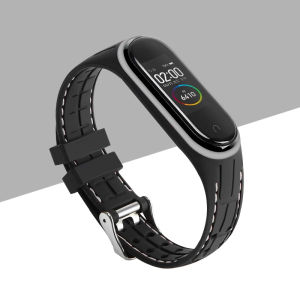Dây đeo Silicon Cho Xiaomi Mi Band 7 6 5 4 Vòng Đeo Tay Dây Đeo Thể Thao Smartwatch Dây đeo đồng hồ thay thế Vòng Đeo Tay Cho Miband 3 4 5 6