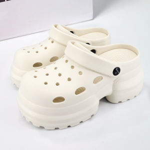 LAYTENY Sandal Kodok Wanita Tinggi Wedges Sandal Baim Jelly Wanita Kekinian Sandal Fuji Wanita Korea
