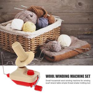 Manual Yarn Winder for Crafting Small Hand Operated String Winder for Knitting and Crocheting Enthusiasts