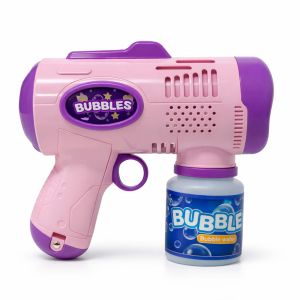 Bubble Gun For Kids 6 Holes Fully Automatic Handheld Leakproof Bubble Machine Bubble Blasters Toys