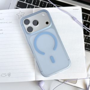 Luxury Slim Matte Clear For Magsafe Wireless Charge Case for iPhone 17 16 15 14 Plus 13 12 18 Pro Max Shockproof Candy PC Cover