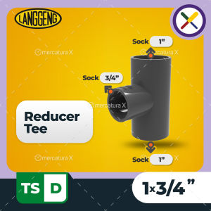 Langgeng Reducer Tee TS-D 1x3/4" - Fitting PVC