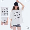 STYLIST | Kuromi - Oversized Tee Kuromi  Mood เสื้อโอเวอร์ไซส์ คุโรมิ. 
