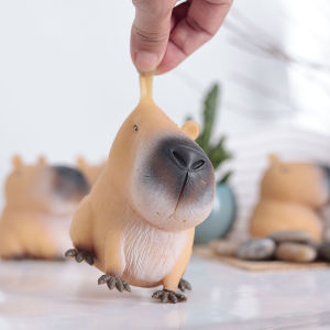 Capybara Slow Rebound Decompression Pinch Toy Stress Relief Funny Animal Squeeze Ball Toys Capybara Shape Gift for Kids