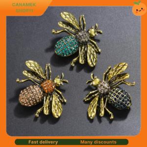 ❣️❣️❣️ Vintage Exquisite Insect Bee Rhinestone Brooches For Women Clothing Coat Jewelry Accessries Gifts