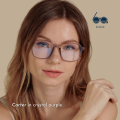 Baobab Eyewear | CARTER Gadget Safe Glasses | Anti Radiation Computer Eyeglasses For Men and Women Oversized Acrylic. 