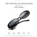 🔥Cc.👍 Fashion Vintage Small Frame Oval Metal Sun Glasses for Men Women Cycling Outdoor Summer Colorful UV4 COD. 