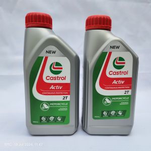 PAKET 2 BOTOL OLI CASTROL 2T 700 ML OLI SAMPING