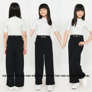 Celana anak perempuan oro pants knit premium usia 1-17 tahun