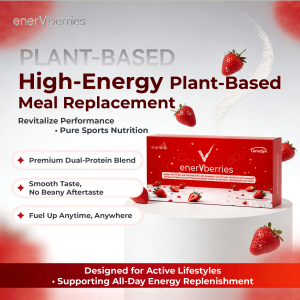 enerVberries Plant-Based High Protein Sports Meal Replacement