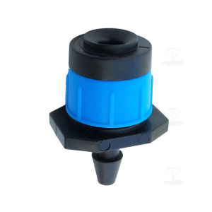 หัวน้ำหยด หัวน้ำหยดปรับ สปริงเกอร์หัวสีฟ้า ละอองน้ำรอบทิศทาง และปรับความแรงน้ำได้ อุปกรณ์ระบบน้ำ หัวน้ำหยดไมโคร