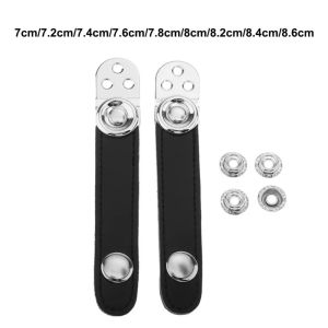 NEXTYOO 2Pcs Có thể điều chỉnh Khóa ống hơi đàn accordion Khóa đôi lớp Da PU Dây đeo đàn Accordion Gói hoàn chỉnh với Đầu  Loại Đàn Piano Accordion Sáo Bass