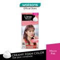 LIESE Blaune Creamy Foam Color Mauve Pink (Easy Foam Format And Even Gray Hair Coverage With A Non Drip Foam Formula) 108ml. 
