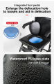 Lightweight and foldable wheelchair for the elderly to travel, ultra-light, multi-functional wheelchair for the elderly, special transportation and can be used on airplanes. 