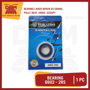 Bearing 6902-RS (TOKAIDO) Bantalan Laker Ball Ring Pully CVT Beat Vario Scoopy laher Noken As Grand