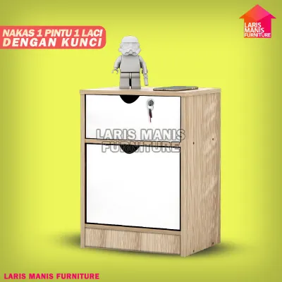 MEJA NAKAS MINI BEDSIDE TABLE MEJA KAMAR TIDUR MINIMALIS MEJA NAKAS PORTABLE MEJA NAKAS MURAH