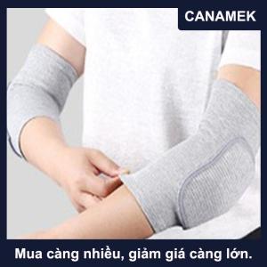 【CANAMEK】 2 miếng đệm khuỷu tay đàn hồi miếng đệm bảo vệ đầu gối khuỷu tay bảo vệ tay áo thể thao bóng rổ bóng chuyền người lớn trẻ em