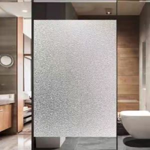 Glue-free Electrostatic Frosted Glass Film: Privacy & Style for Your Home Office