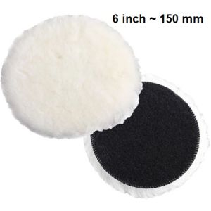 Miếng Bông Dán Phớt 15 Cm Sợi Lông Công Nghiệp Chuyên Dùng Dán đế Phớt Đánh Bóng Dàn Nhựa Xe Máy xe Ô Tô