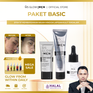 MS Glow Men Lengkap - MS Glow For Men Original BPOM - Ms Glow Men Skincare Wajah Glowing