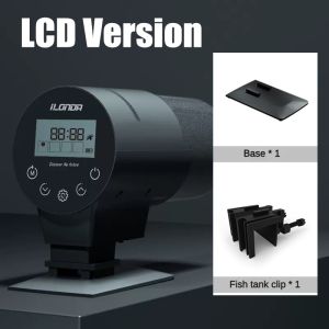 LCD Aquarium Automatic Fish Feeder Fish Tank Smart Food Dispenser Feeding Timer For Fish Shrimp Turtle