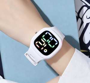 Jam Tangan LED Digital Pria Wanita Rubber Electronic Fashion Couple Anak Remaja Import Premium RM009