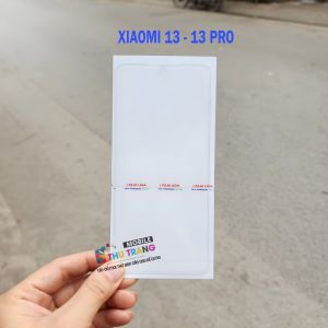 Dán PPF trong suốt siêu dính măt trước Xiaomi 12 12S 12X 12 Pro Xiaomi 13 13 Pro 13 Lite Redmi Note 13 Pro Plus Mi Mix 4 Mi 10S Xiaomi 11 Ultra kháng trầy xước bụi bẩn - Tặng kèm miếng gạt dán