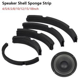 NOCASE 1Pcs DIY Woofer Speaker Foam Pads 4 Hole 8 Hole EVA Speaker Shell Sponge Strip Durable 4/5/6.5/8/10/12/15/18Inch Gasket Ring Speaker Repair Accessories