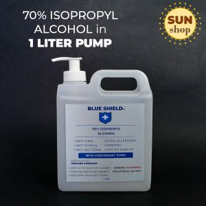 Blue Shield 70% ISOPROPYL ALCOHOL in 1 Liter Pump