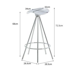 xpkQ Metal High Bar Chairs Modern Kitchen Swivel Bar Stool Minimalist Design High Quality Decorative Chair Art Aesthetic Island Bench 9H4B3