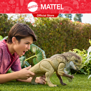Jurassic World Movie Feature Villain Dinosaur – Iconic Electronic Action Figure with Ferocious Roar and Lethal Battle Motion