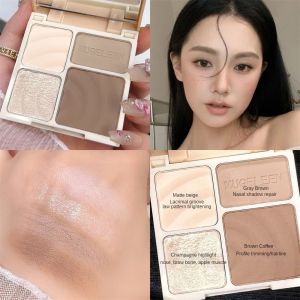 Yicenmy Alpaca สีคอนทัวร์ไฮไลท์หน้าคงทนสีที่ละเอียดอ่อนทนทานแท่นวางแรเงาน้ำหนักเบา