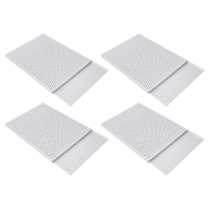 2pc Anodized Aluminum Cookie Sheet 35x25cm Rusts Resistant Baking Pan Long Time For Pastry Shops Cafes