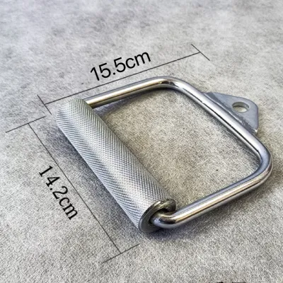 Gym single D Handle grip Pull Down Cable Attachment Non-Slip Tricep Grip Pulley Handle