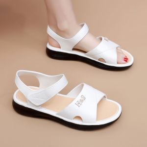 Free Shipping WomenS Outdoor Sandals New Summer Styles Non-Slip Durable Comfortable For Indoor Wear Soft-Soled Thick-Soled Suitable For Middle-Aged And Elderly Women