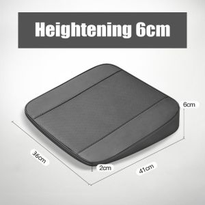 Car Booster Cushion Adult Car Seat Cushion Rebound Memory Car Seat Cushions Relieve Fatigue Anti-skid Design for Car Office Breathable Car Booster Seat Cushion Non-slip Removable Increased Seat Pad Portable Wear-resistant Auto Height Boost Mat