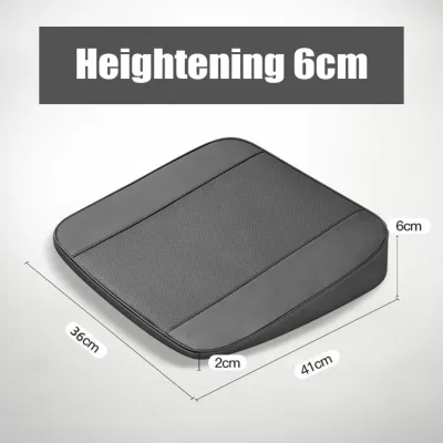 Car Raised Cushion Drivers Seat Thickened Mini Auto Seat Support Four Seasons Foam Cover Pad Ass Single Waist Mat Memory