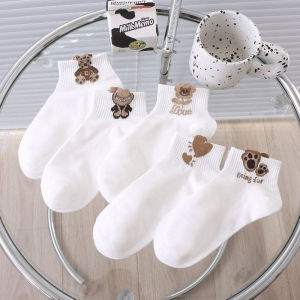 RunMall 10Pairs Mens Socks Cotton Plain Black/White socks Korean Summer Breathable Ankle Socks