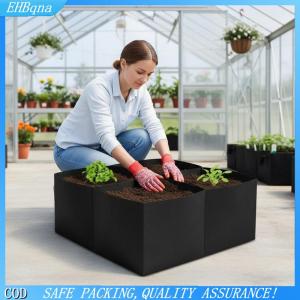 [COD] Vegetable Grow Bag Black Raised Garden Bed Planter for Flowers and Herbs Air Pruning Technology for Root Growth Patio Balcony