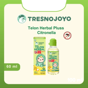 TRESNO JOYO Telon Herbal Plus 60ml / 100ml - Ori | Citronella | Lavender | Orange - Minyak Telon