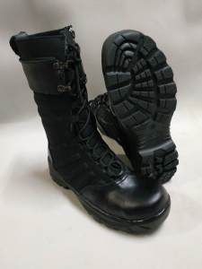 Sepatu ZimZam PDL Ninja Titan Doff Hitam Safety Boots TNI Polisi Militer Seccurity