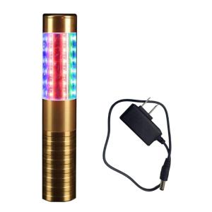 แท่งไม้กายสิทธิ์เรืองแสง LED มือถือไฟมีไฟกระพิบชาร์จได้แท่งไฟคอนเสิร์ต LED สำหรับเทศกาลวันเกิด