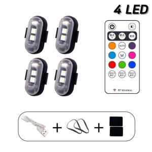 ไฟเตือนไ ฟแฟลช รถยนต์/รถมอเตอร์ไซค์ แบบไร้สาย8สี ไฟ LED กันการชน กันน้ำ มีรีโมตควบคุม สำหรับรถยนต์รถจักรยาน ควบคุมสัญญาณไฟแฟลช ผู้ที่ต้องการเพิ่มความปลอดภัยในการขับขี่